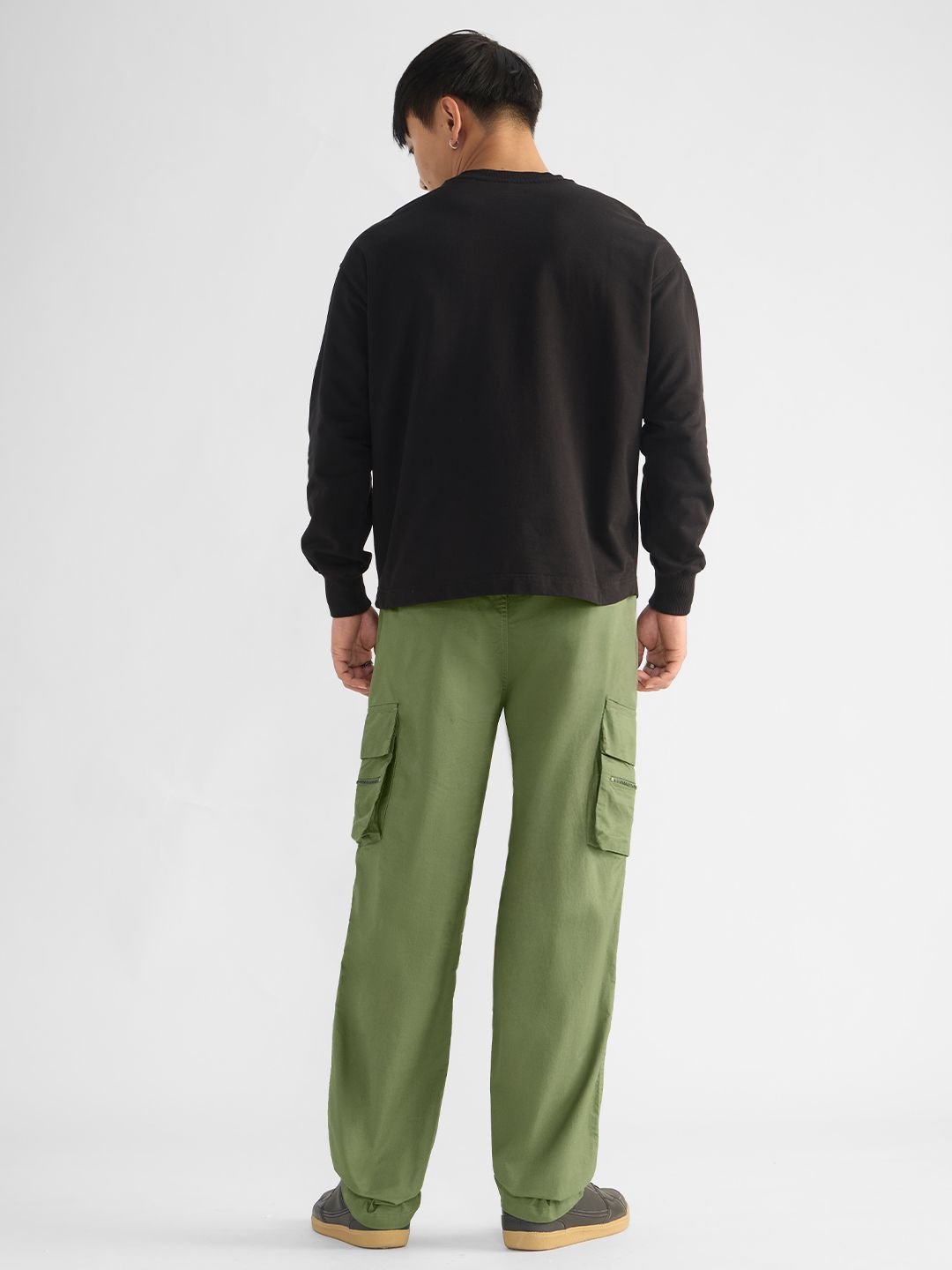 Parachute Pants: Combat Moss Men Parachute Pants