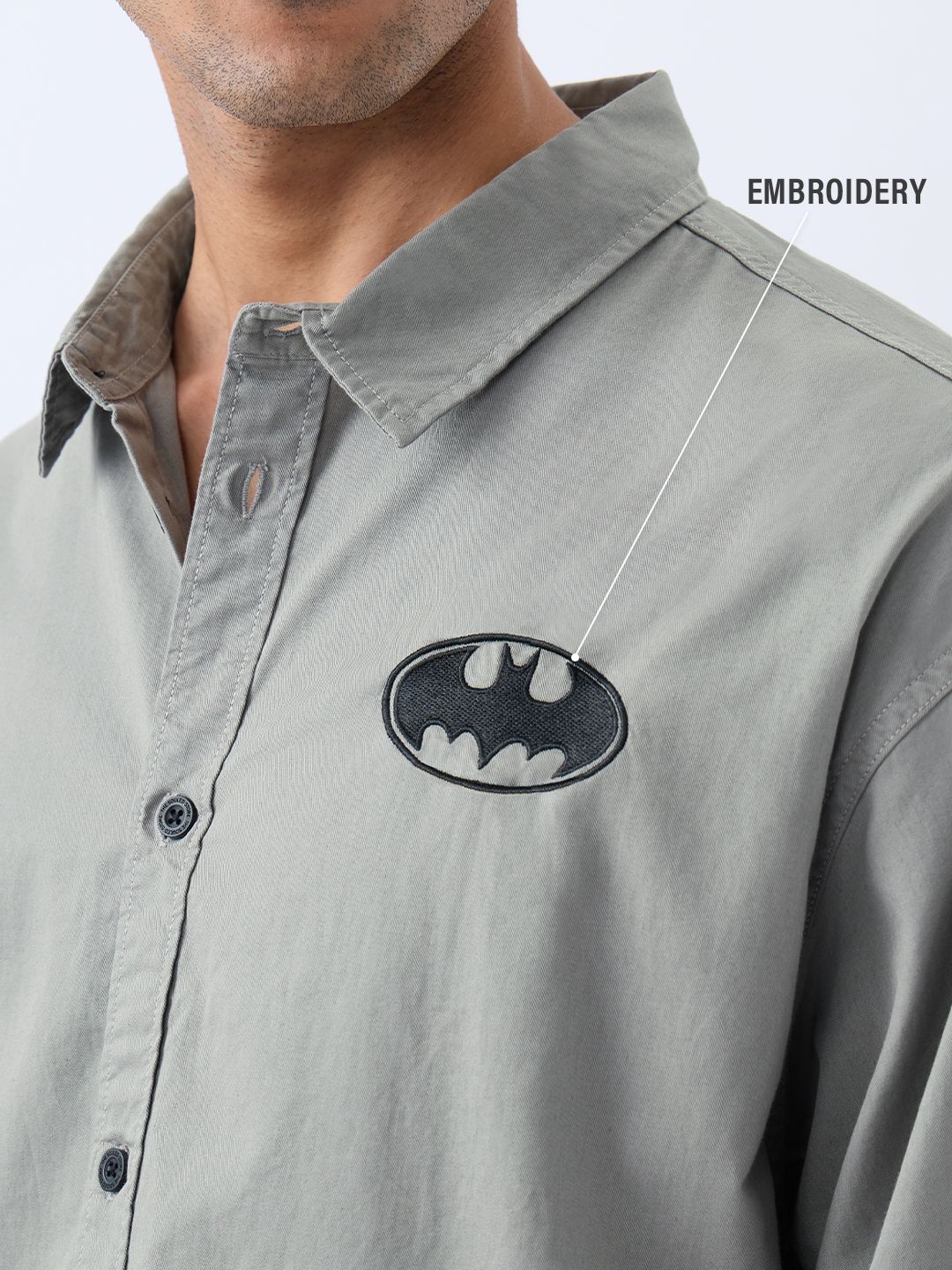 Batman: Dark Knight Returns Men Utility Shirts