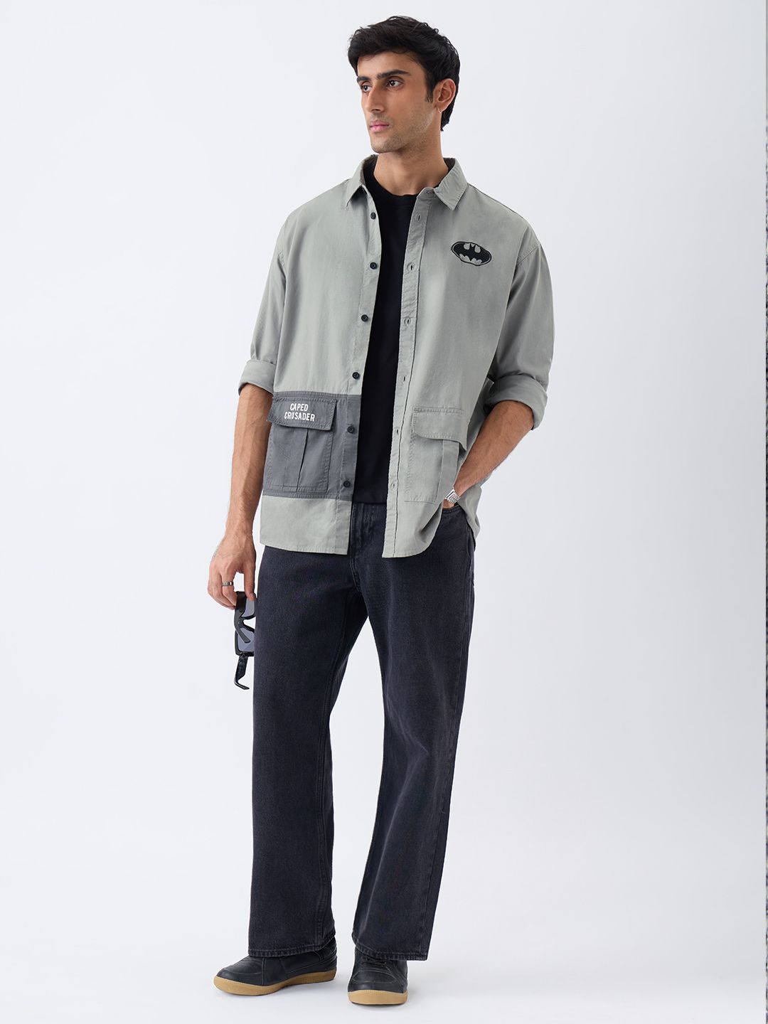 Batman: Dark Knight Returns Men Utility Shirts