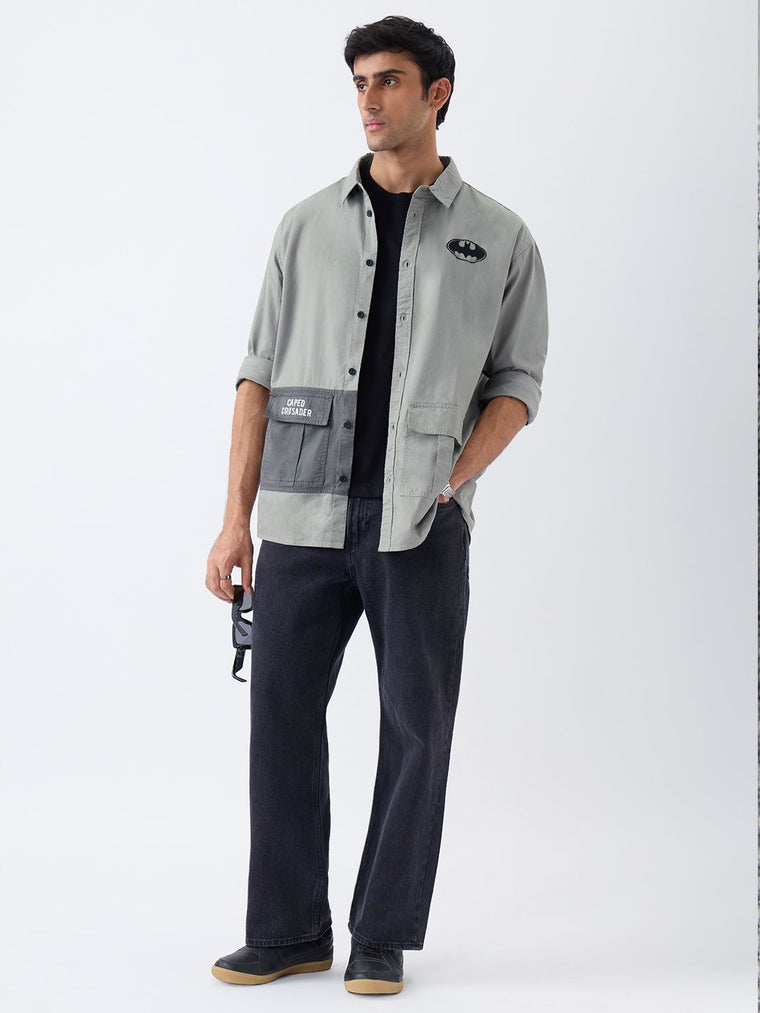 Batman: Dark Knight Returns Men Utility Shirts