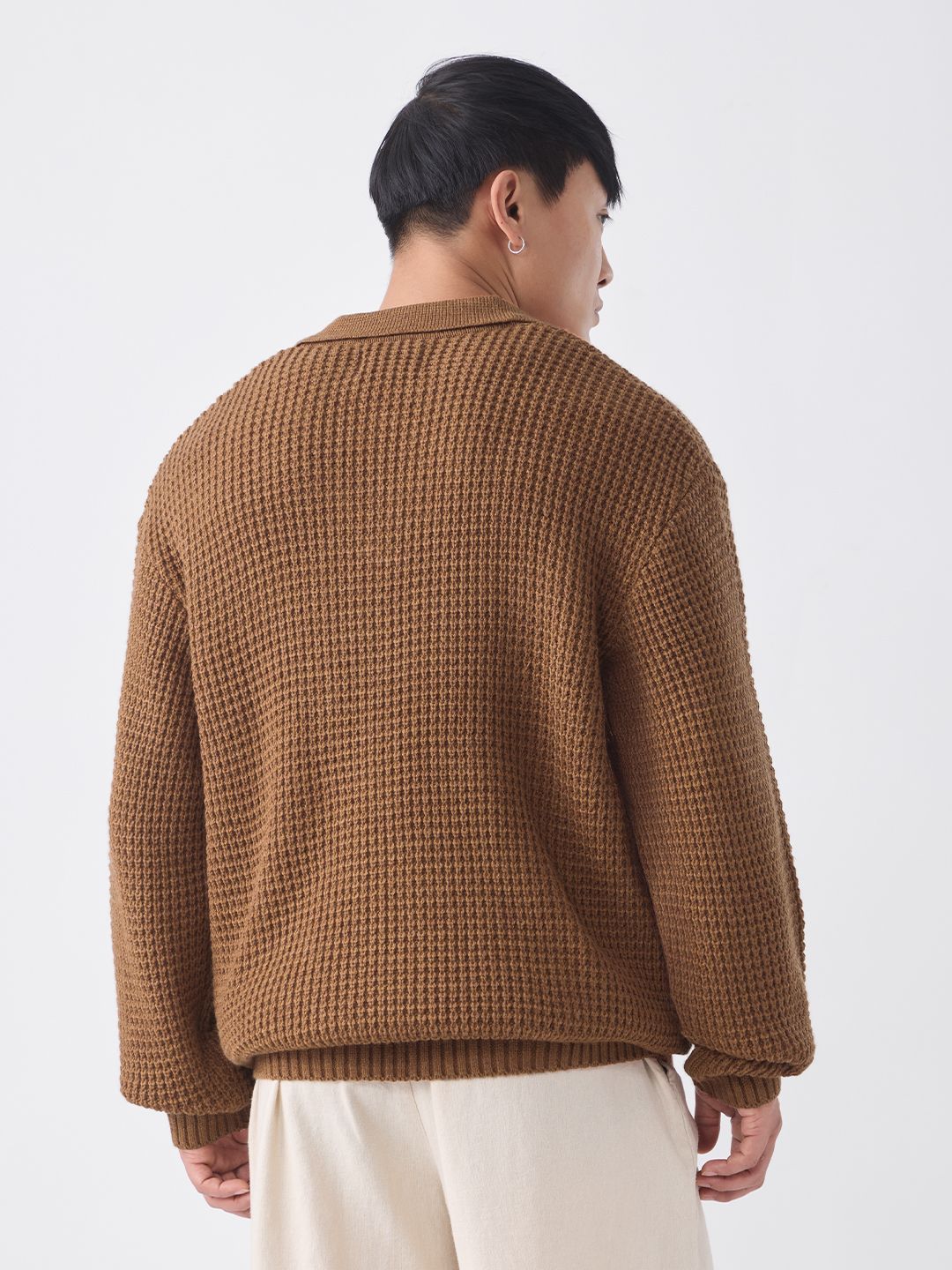 Chunky Knit: Bronze Oversized Pullovers