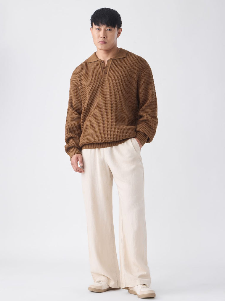 Chunky Knit: Bronze Oversized Pullovers