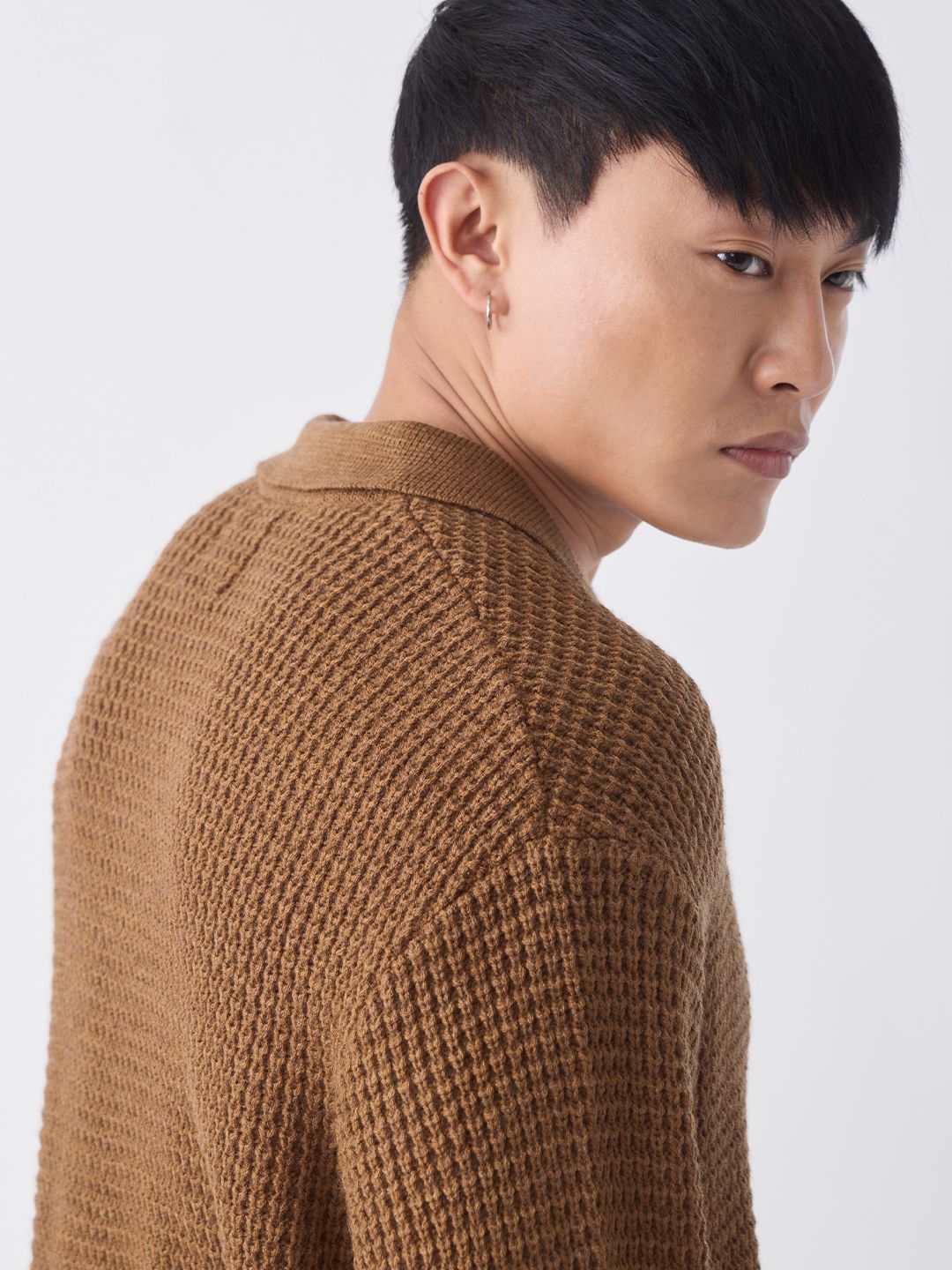 Chunky Knit: Bronze Oversized Pullovers