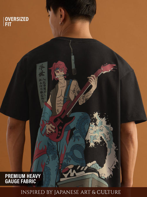 Ukiyo: Kabuki Rock Oversized T-Shirts