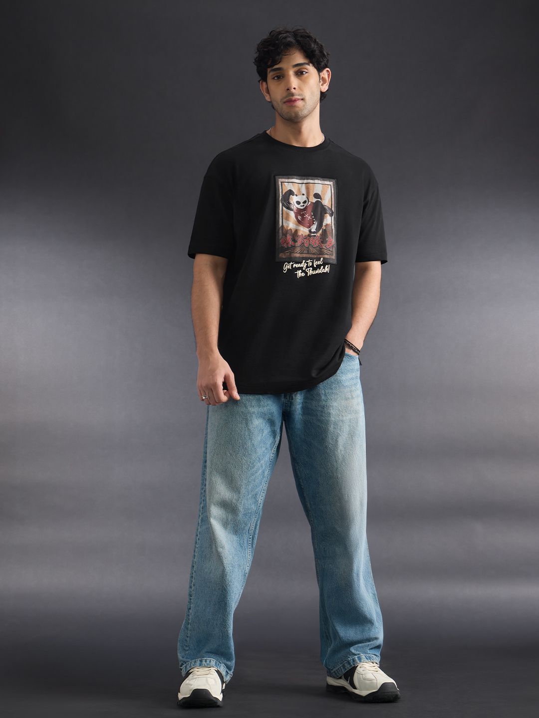Kung Fu Panda: Feel The Thundah Oversized T-Shirts