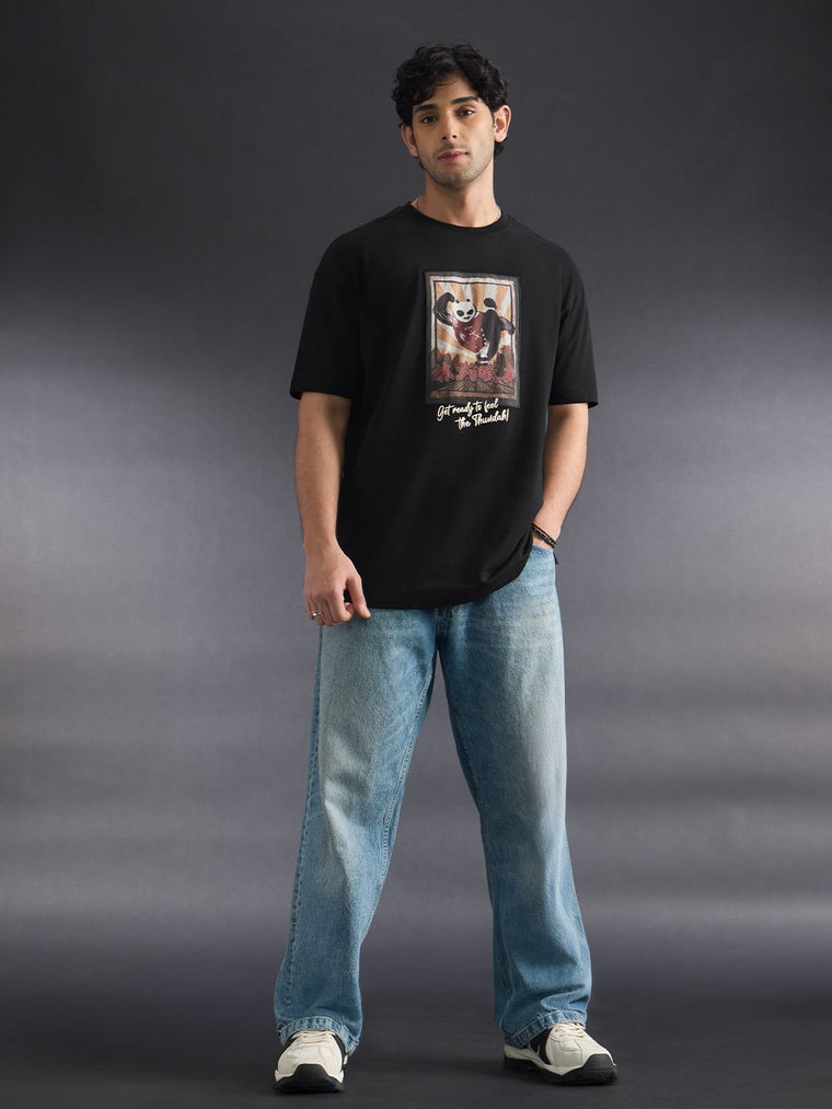 Kung Fu Panda: Feel The Thundah Oversized T-Shirts