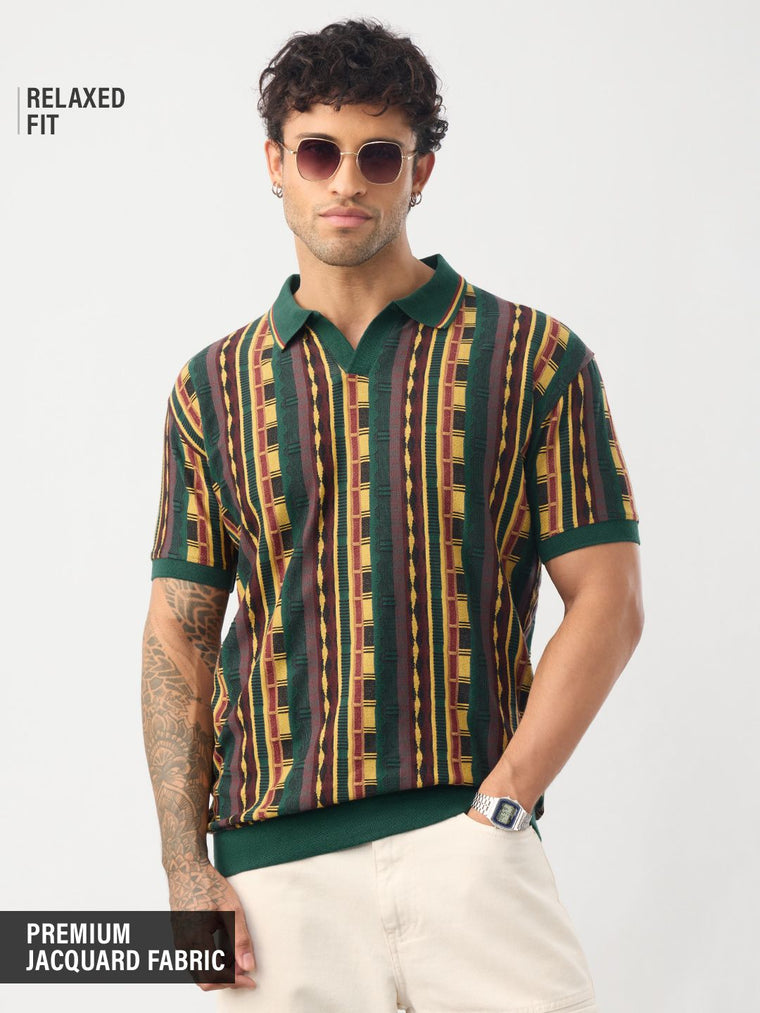 Jacquard: Retro Threads Classic Polos