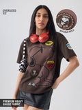 Peanuts: Motorsport Women Oversized T-Shirts
