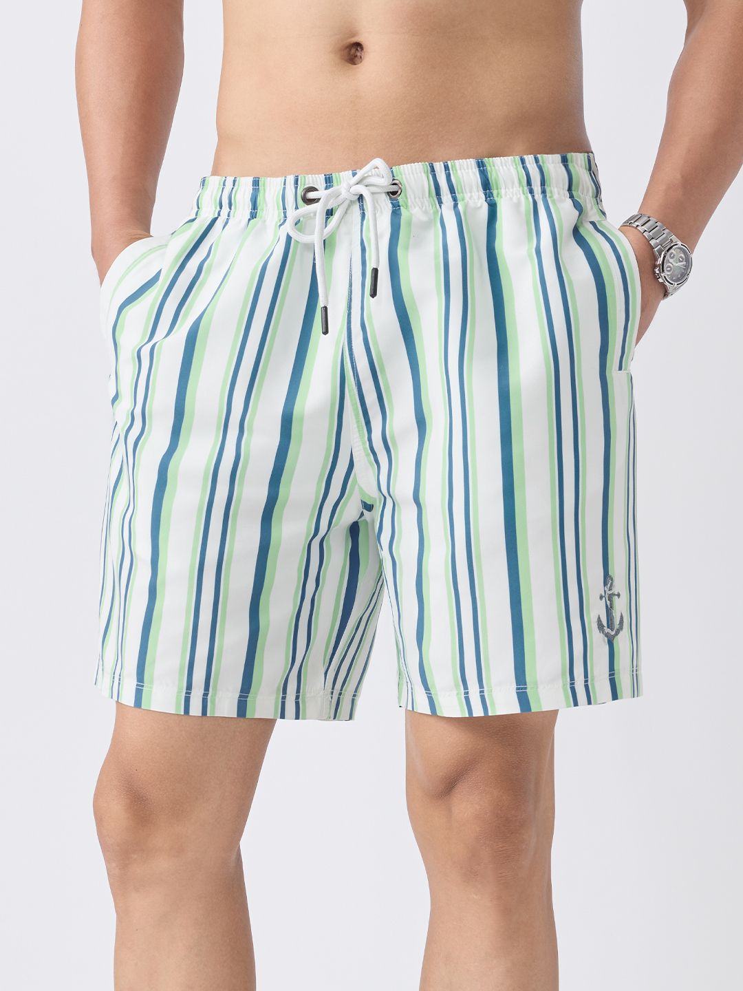 Swim Shorts: Anchor Men Swimwear Shorts