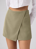Twill Skorts: Hunter Green Women Skorts