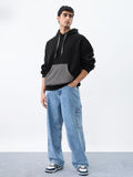 Oversized Hoodie: Dark Steel Men Oversized Hoodies