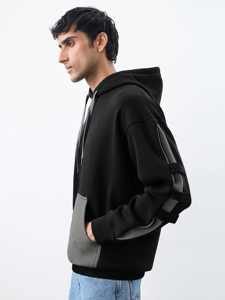 Oversized Hoodie: Dark Steel Men Oversized Hoodies