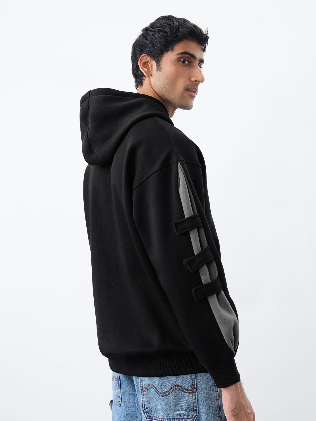 Oversized Hoodie: Dark Steel Men Oversized Hoodies