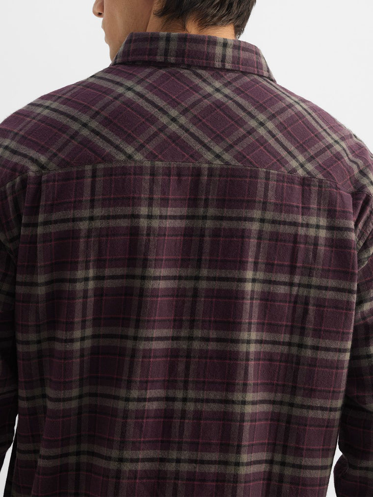 Plaid: Autumn Men Utility Shirts