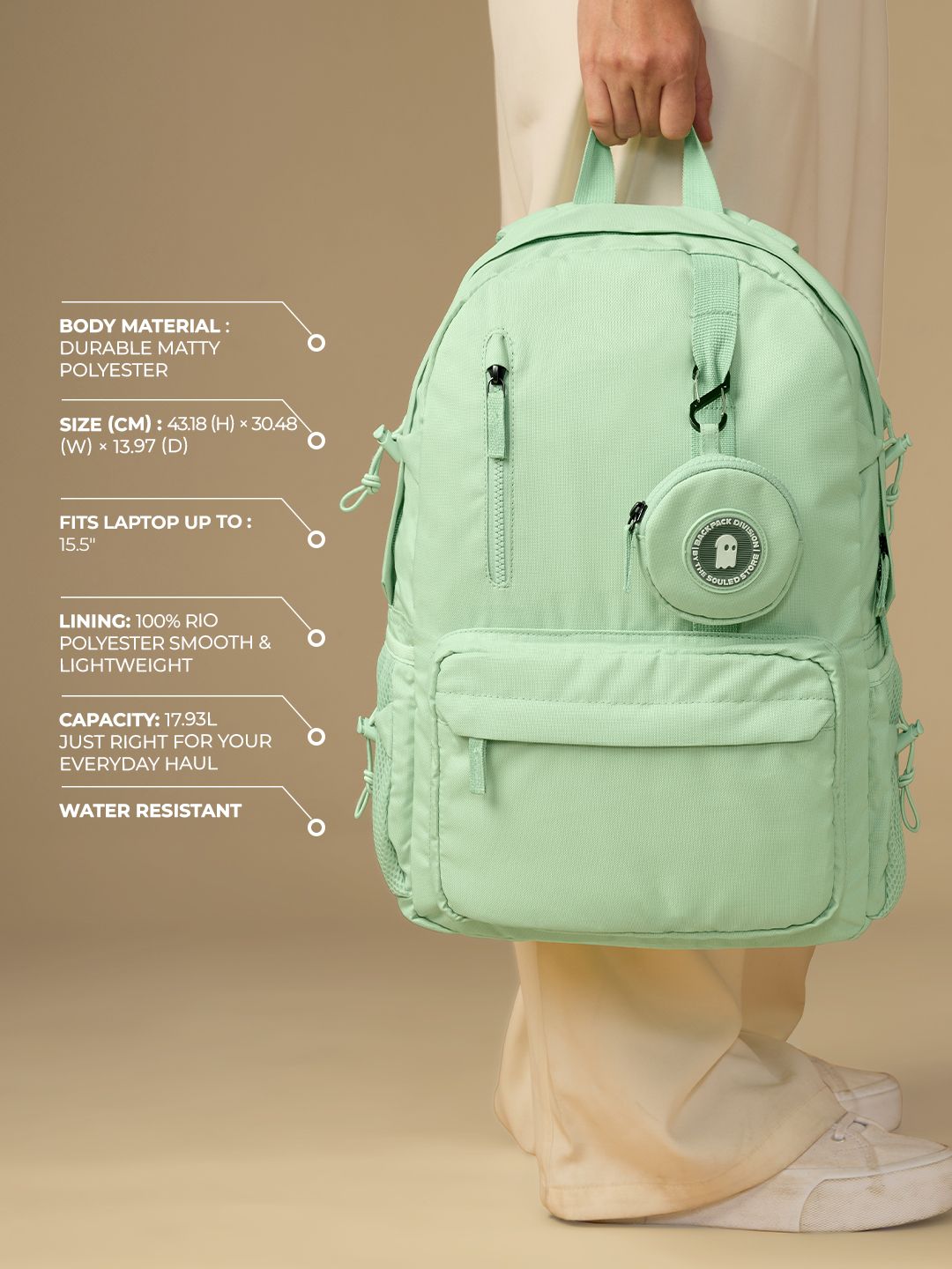 Nimbus: Mint Bite Backpacks