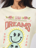 S.W.SMILEY: Surf Dreams Women Oversized T-Shirts