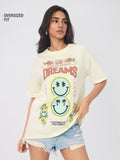 S.W.SMILEY: Surf Dreams Women Oversized T-Shirts