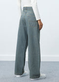 Relaxed Straight-Fit Denim: Sapphire Women Straight Denims