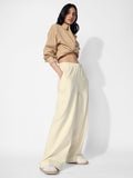 Core Solid Joggers: Off-White Women Straight Joggers