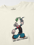 Textured: Popeye Don't Panic Oversized T-Shirts