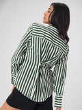 Textured Shirt: Pine Women Regular Shirts