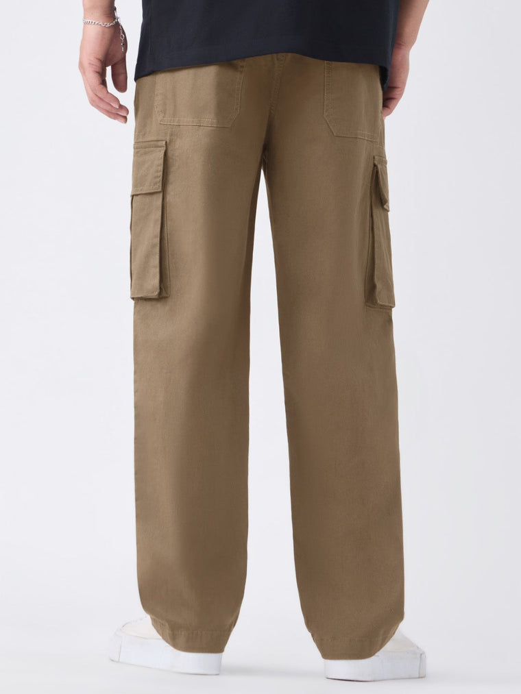 Cargo Pants: Latte Dust Men Cargo Pants