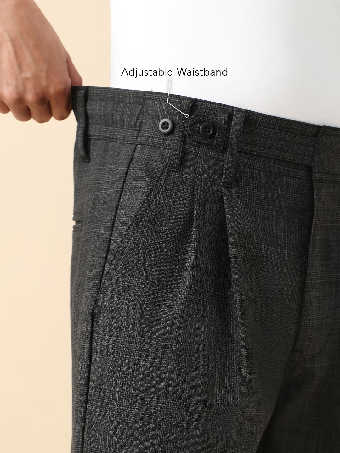Korean Pants: Graphite Men Super Flex Pants