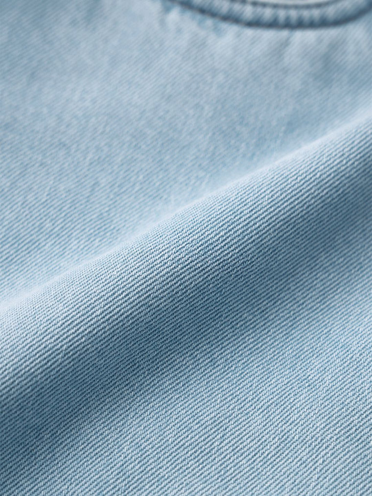 Denim Skorts: Cloud Blue Women Denim Skorts