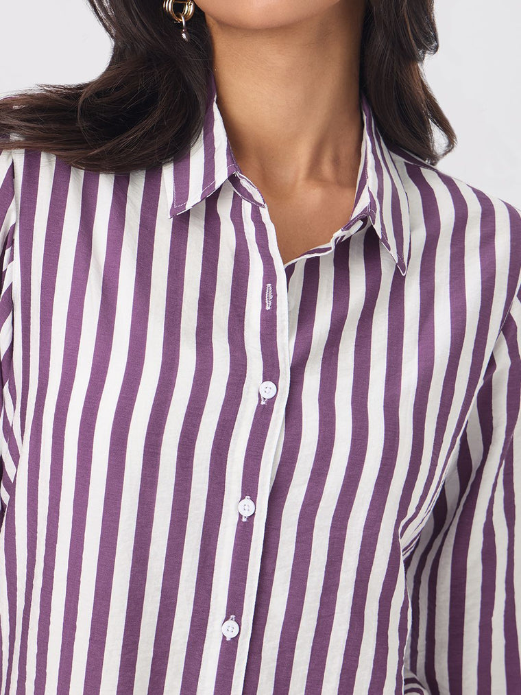 Textured Shirt: Grapevine Women Regular Shirts