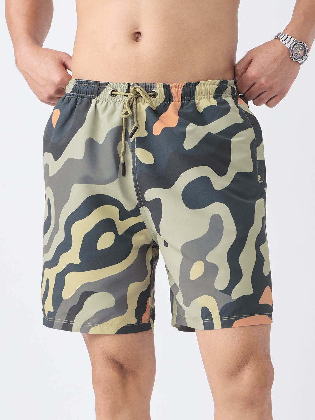 Swim Shorts: Camo Men Swimwear Shorts