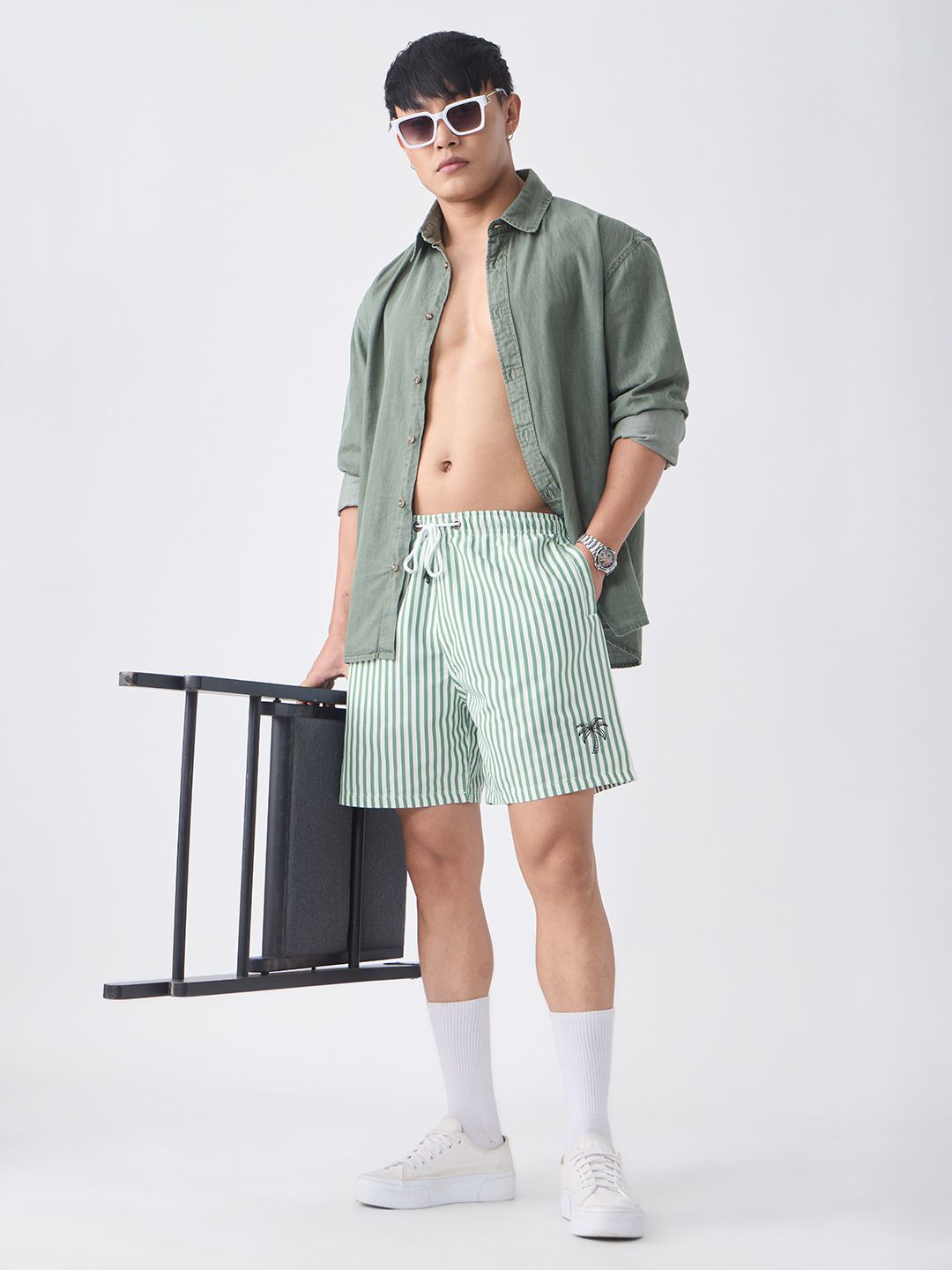Swim Shorts: Palm Men Swimwear Shorts