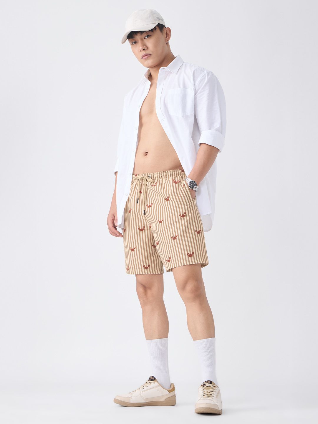 Swim Shorts: Crabby Men Swimwear Shorts