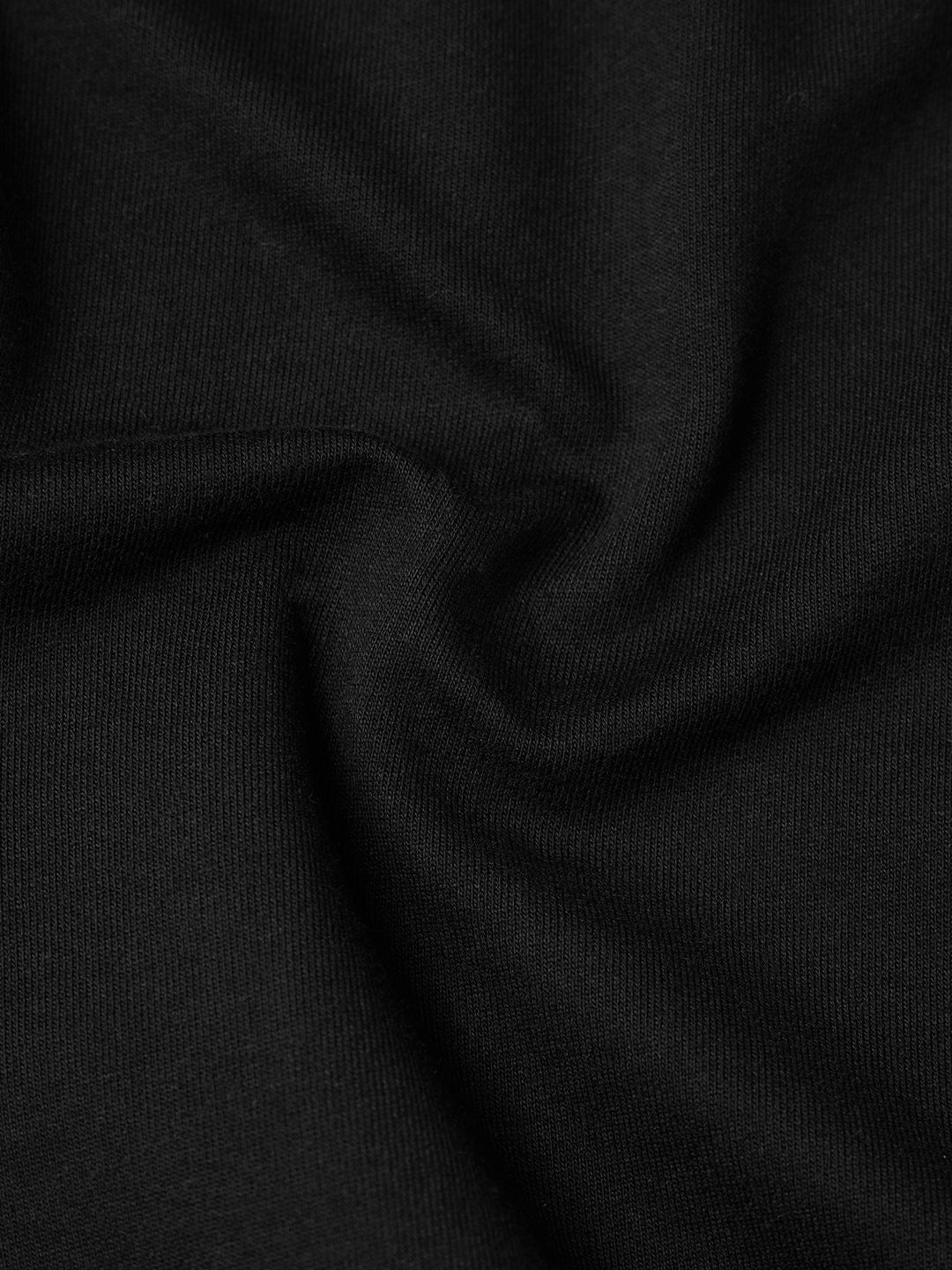 Core Solid Joggers: Inky Black Women Straight Joggers