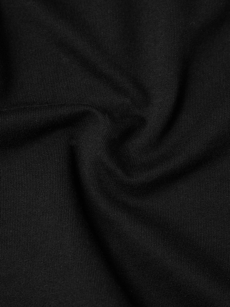 Core Solid Joggers: Inky Black Women Straight Joggers