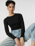 Essential Solids: Black Women Knit Tops