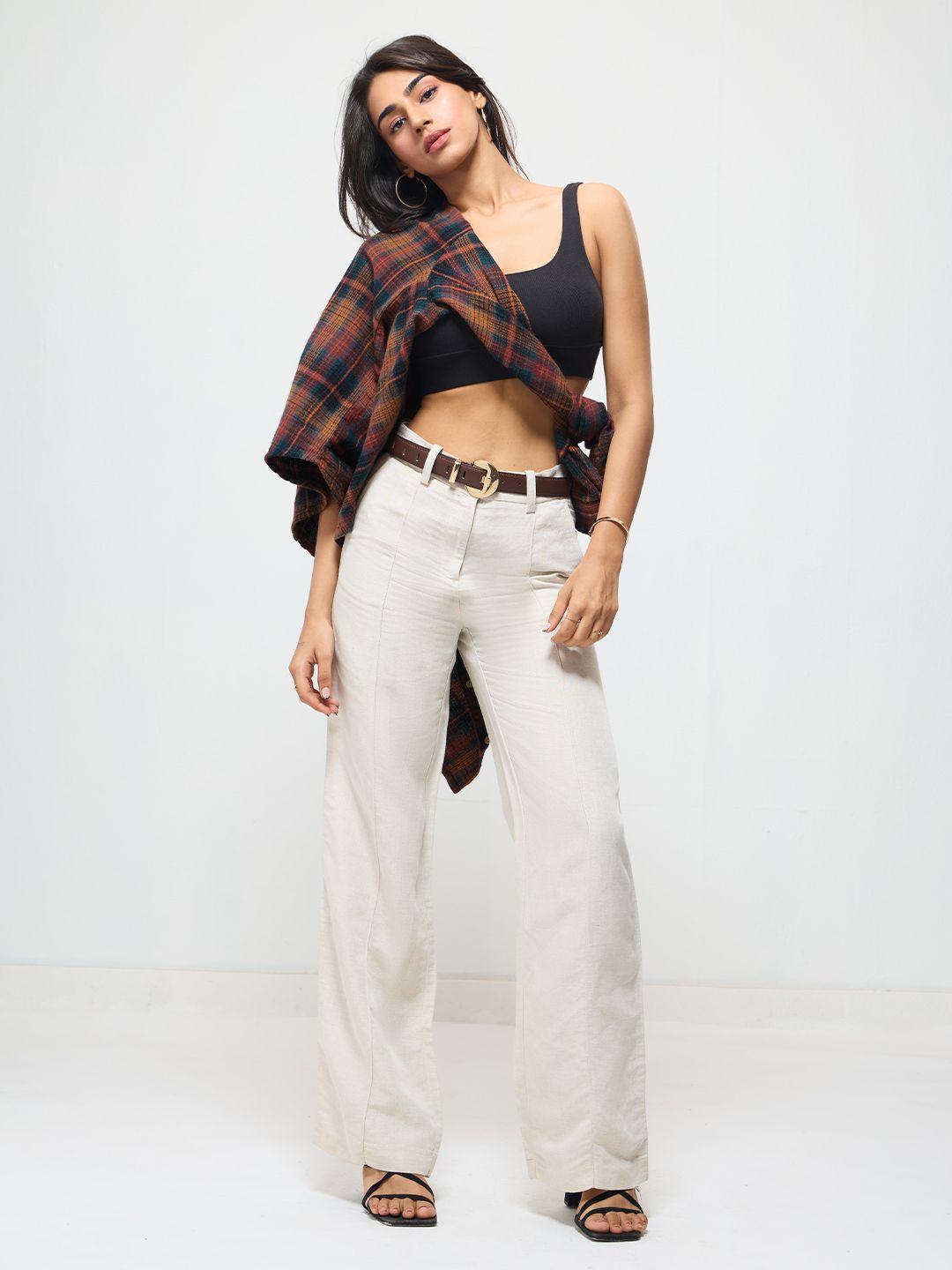 Plaid Shacket: Prismark Women Shackets