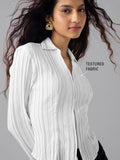 Tailored Zipper Shirt: Zesty Women Fitted Shirts