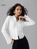 Tailored Zipper Shirt: Zesty Women Fitted Shirts