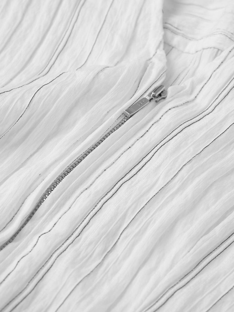Tailored Zipper Shirt: Zesty Women Fitted Shirts
