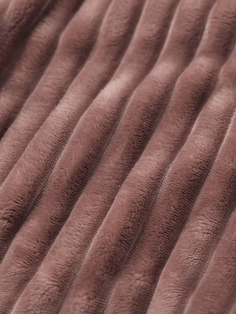 Textured Jacket: Dusky Rose Women Oversized Jackets