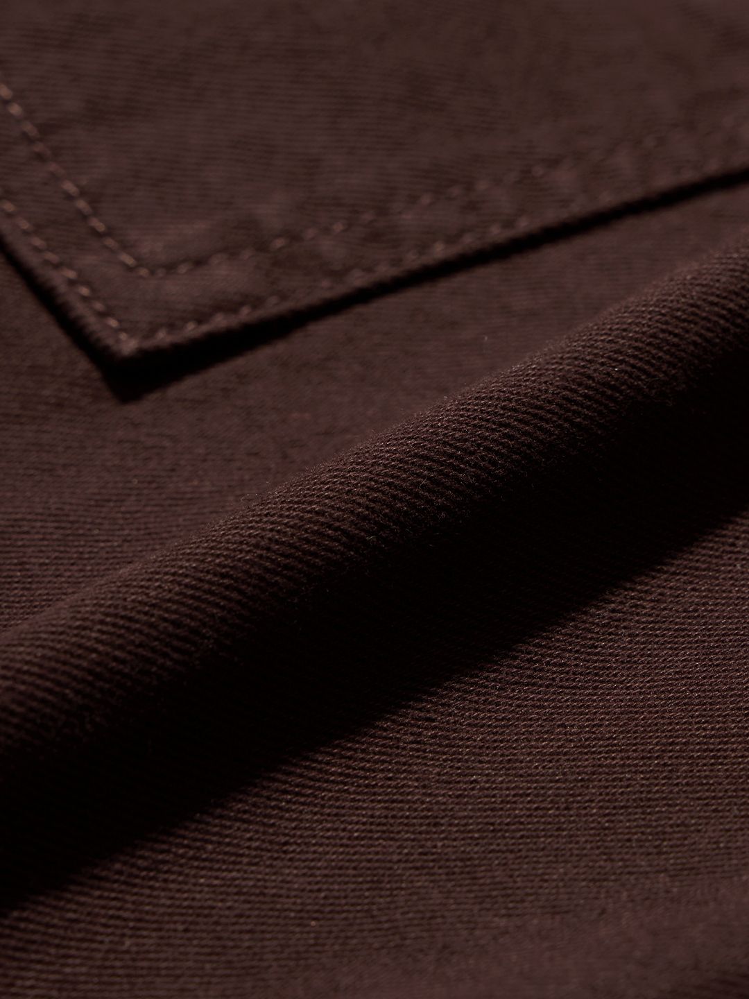 Solids: Decadent Chocolate (Straight Fit) Men Cargo Jeans