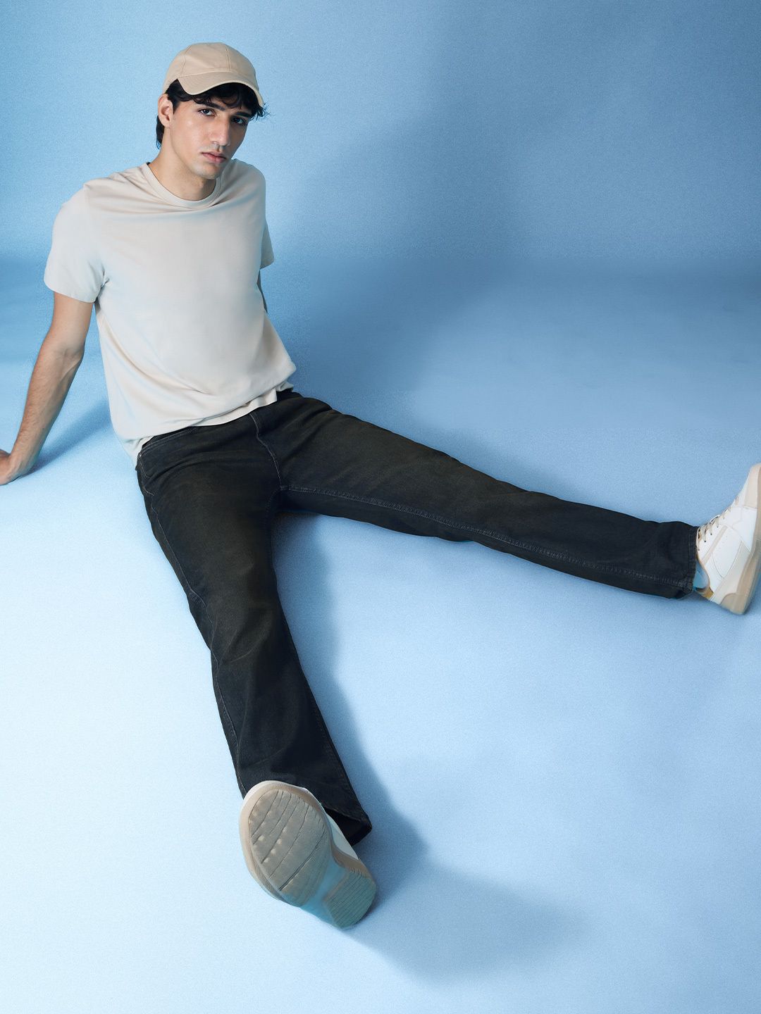 Classic Slim Fit Jeans: Deep Blue Men Classic Slim Fit Jeans