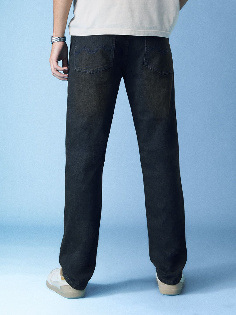 Classic Slim Fit Jeans: Deep Blue Men Classic Slim Fit Jeans