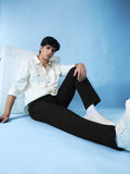 Classic Slim Fit Jeans: Timeless Black Men Classic Slim Fit Jeans