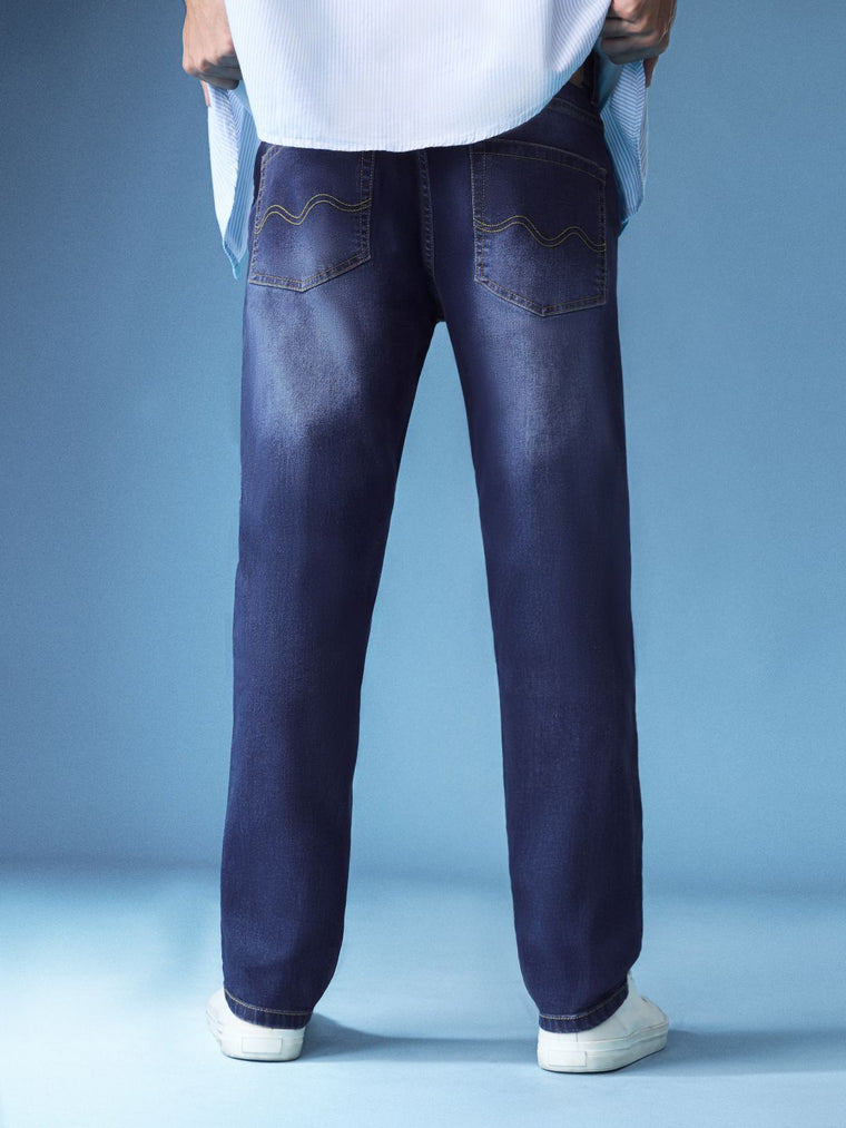 Denim: Sapphire Men Classic Slim Fit Jeans