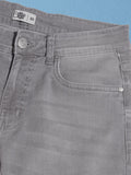 Denim: Smoke Grey Men Classic Slim Fit Jeans