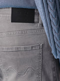 Denim: Smoke Grey Men Classic Slim Fit Jeans