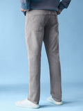 Denim: Smoke Grey Men Classic Slim Fit Jeans