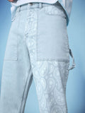 Denim: Air Blue (Straight Fit) Men Straight Fit Jeans