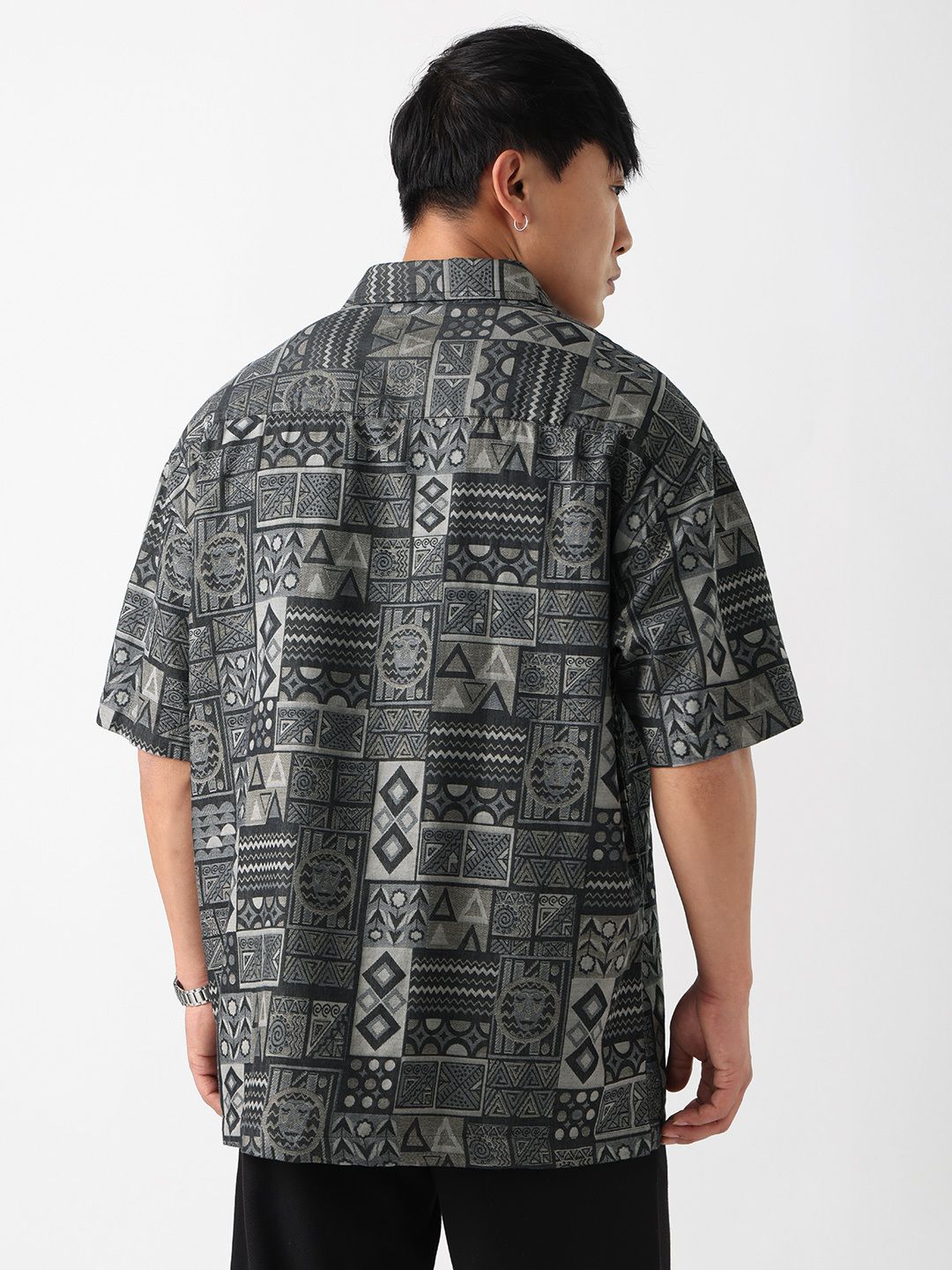 Jacquard: Tribal Tales Oversized Shirts